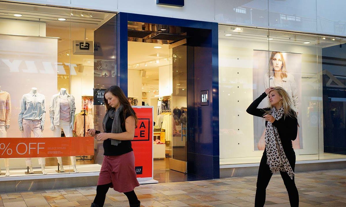 trafico peatonal de una tienda