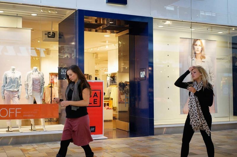 trafico peatonal de una tienda